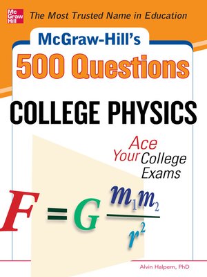 McGraw Hill S 500 College Physics Questions By Alvin Halpern